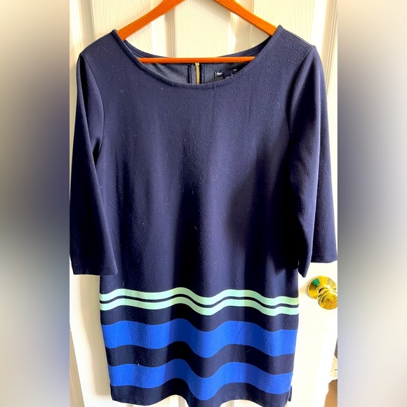 Gap | Navy Blue Dress w/ Stripes - Picture 1 of 3